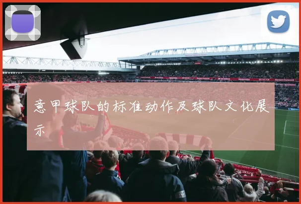 意甲球队的标准动作及球队文化展示